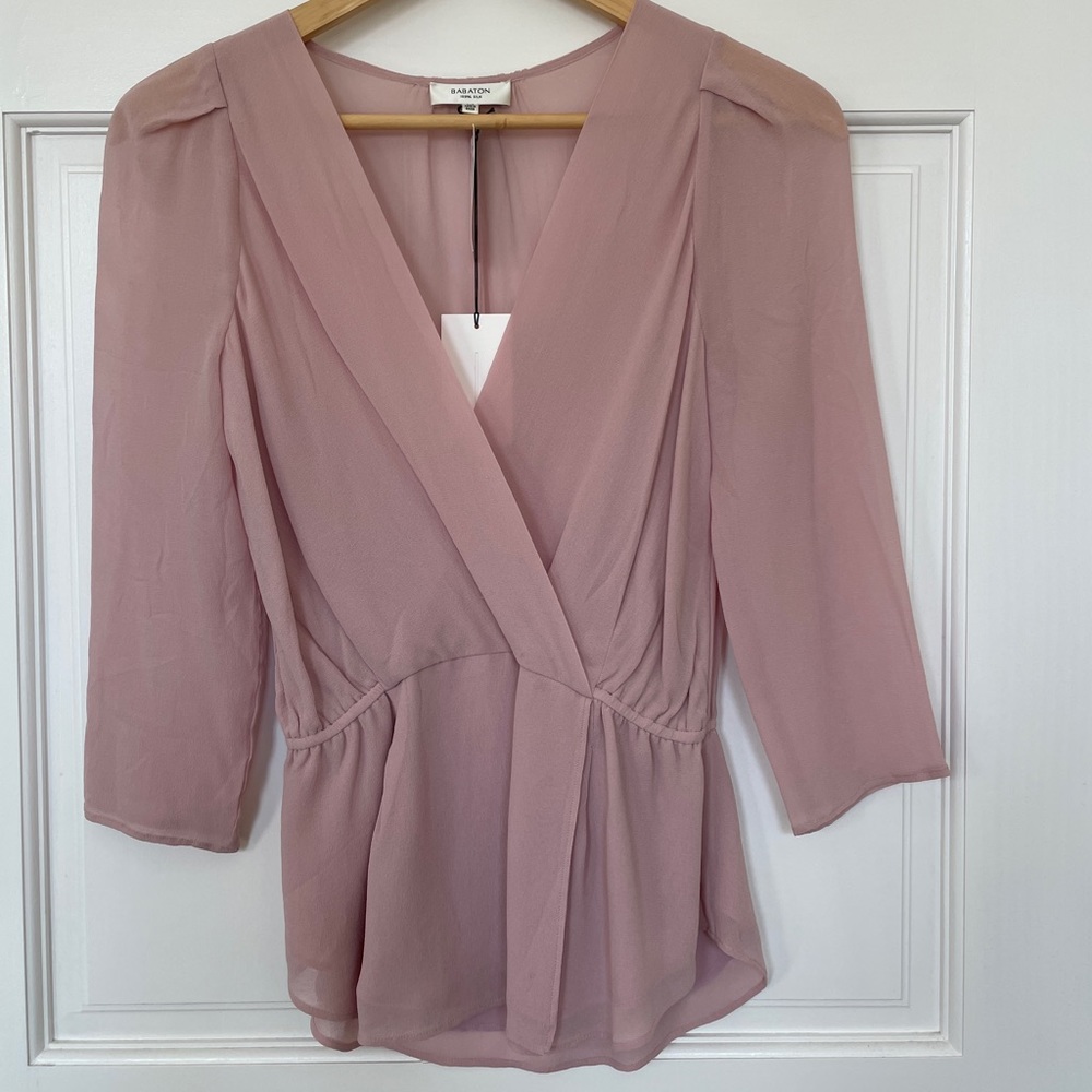 Aritzia Babaton Alexander Blouse Size XXS